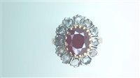 Ring Sommer Woman Stile Antico in Yellow Gold Rubino 1.70 Ct AN_ STILE RUB DIA - AN_ STILE RUB DIA
